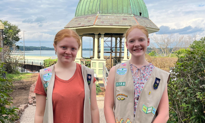 Local Girl Scouts Earn Silver Award Detailing Historical Items at Wilson Place